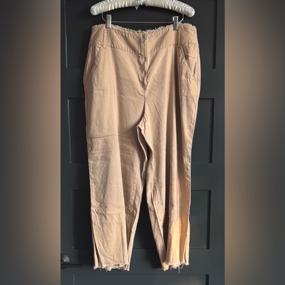 INC Womens Tan Casual Ankle Pants Size 12